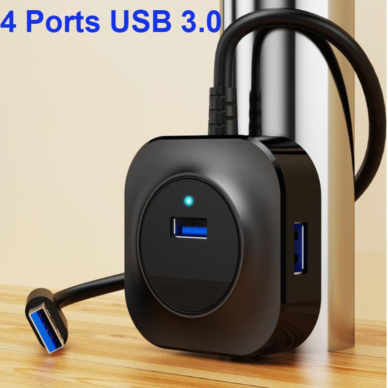 USB 3.0 2.0 HUB USB Cable Splitter for USB Disk Card Reader Keyboard Mouse Extender Laptop PC Phone Tablet Charging Dock HUB