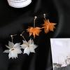 Petal Earrings Fashion Summer Lotus Immortal Flower Ear Stud Long Earrings
