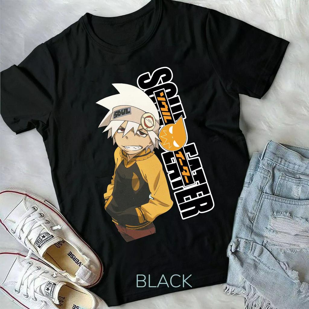 Футболка Soul Eater Evans Аниме Soul Eater Новая футболка Черная