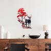 White-Tailed Deer Metal Wall Art - Indoor Decoration | Fairy Deer Home Ornaments and Hanging Metal Crafts for Stylish Decor