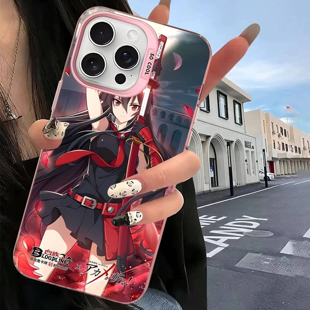 Аниме Убийца Акаме! Чехол для телефона iPhone 17 16 15 14 13 12 11 Pro MAX Матовый Ударопрочный Задняя панель Противоударный Матовый чехол