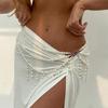 Multipurpose Pearls Embellished Body Chain Bra Beachwear Jewelry Accessory for Fashionable Women Ladies Daily Use