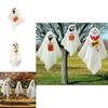 Eerie Yet Durable 3 Haunted Halloween Hanging Ghost Decorations For Fearful Festivities