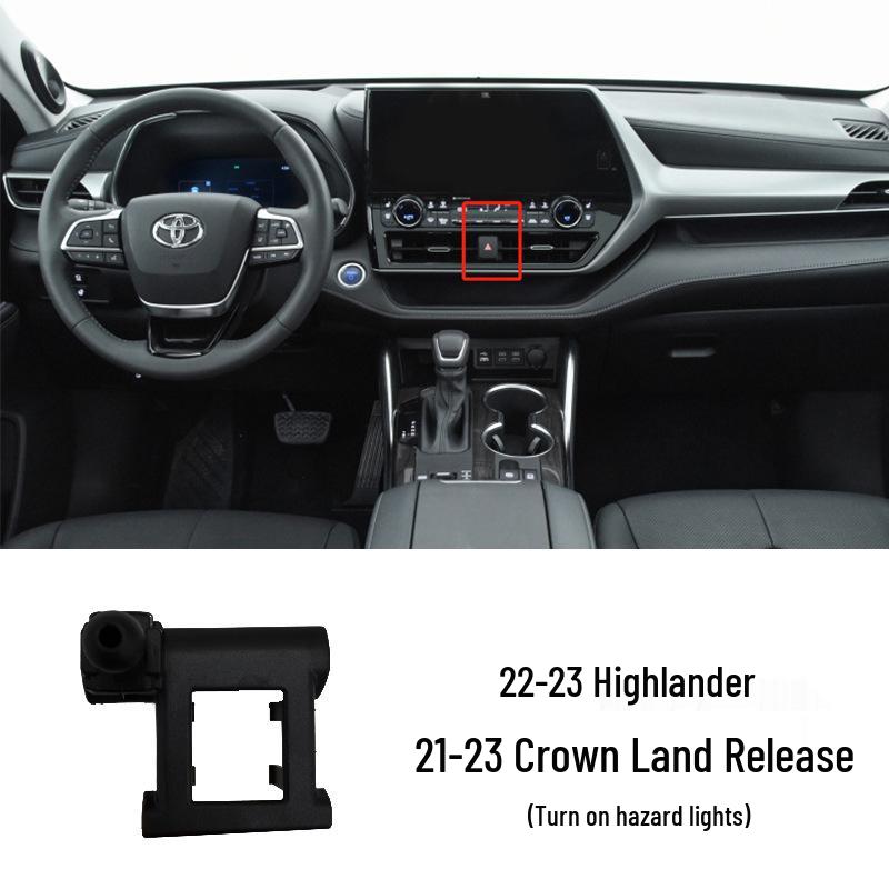 Автомобильный держатель для телефона для Toyota Camry 6-го поколения, Corolla, Highlander - Аксессуар с клипсой
