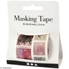 Masking Tape - 20 - Vintage Stamps - 20 Mm and 25 Mm - 2 Rolls - Matte Paper