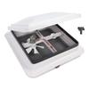 340 X 340mm RV Roof Vent Fan 12V Water Resistant Single Way Ventilation Exhaust Fan with Mesh