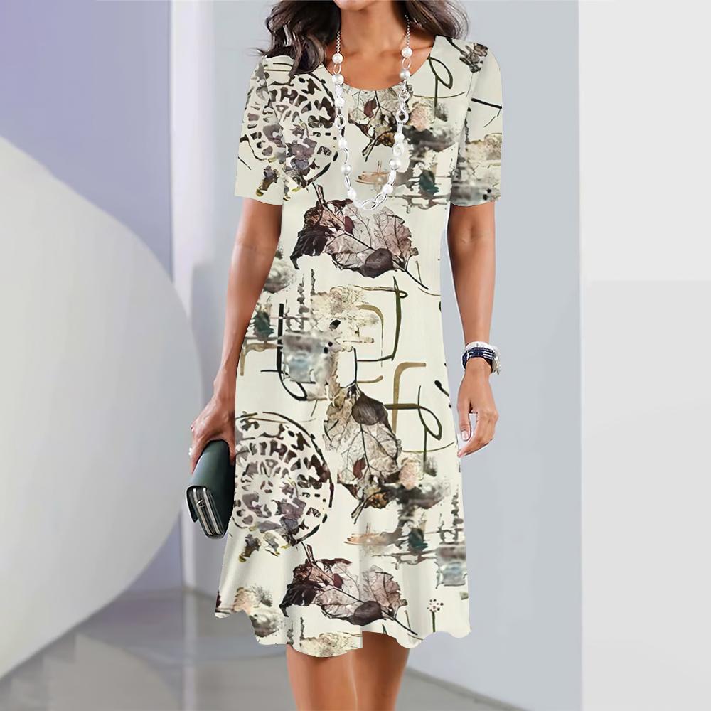 Женские элегантные платья летнее платье средней длины