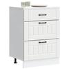 VidaXL Kitchen Cabinet Lucca White Engineered Wood, Sink Cabinet, Kitchen Cabinet with Drawer, Kitchen Cabinet At 854269
