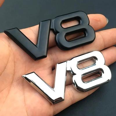 Металлическая наклейка-значок V8 на крыло Для V8 Racing Emblem Авто Для Автомобиля Мотоцикла Грузовика Внедорожника