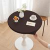 1PC Oilproof Elastic Tablecloth Table Cloth PU Leather Table Protector Cover Table Cover Desk Mat