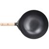 Endo Shoji TKG Wok, Beijing Style, 33cm, Wooden Handle, One-Handed, Size: 330 x Depth: 106mm, Weight: 1300g, Material: Iron, A staple in Chinese cuis