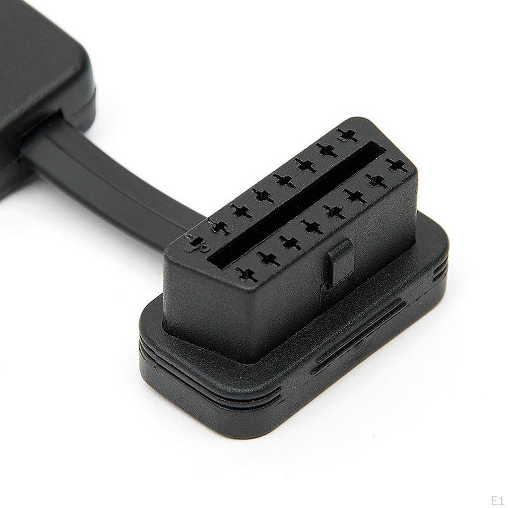 OBD2 16-контактный разъем «папа-мама» Профессиональный удлинительный кабель с диагностическим инструментом переключателя