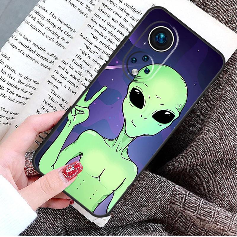 Эстетичный Мультяшный Инопланетный Космический Чехол Для Honor Magic 8 7 6 Pro Honor X9d X9c X9b X9a X8b X8c Win 50 70 90 200 400 Lite Обложка
