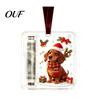 Rolled Money Holder Christmas Ornaments for Cash, Clear Acrylic Xmas Tree Cash Decorative Container Gift Hanging Decorations Holiday Party Favors,