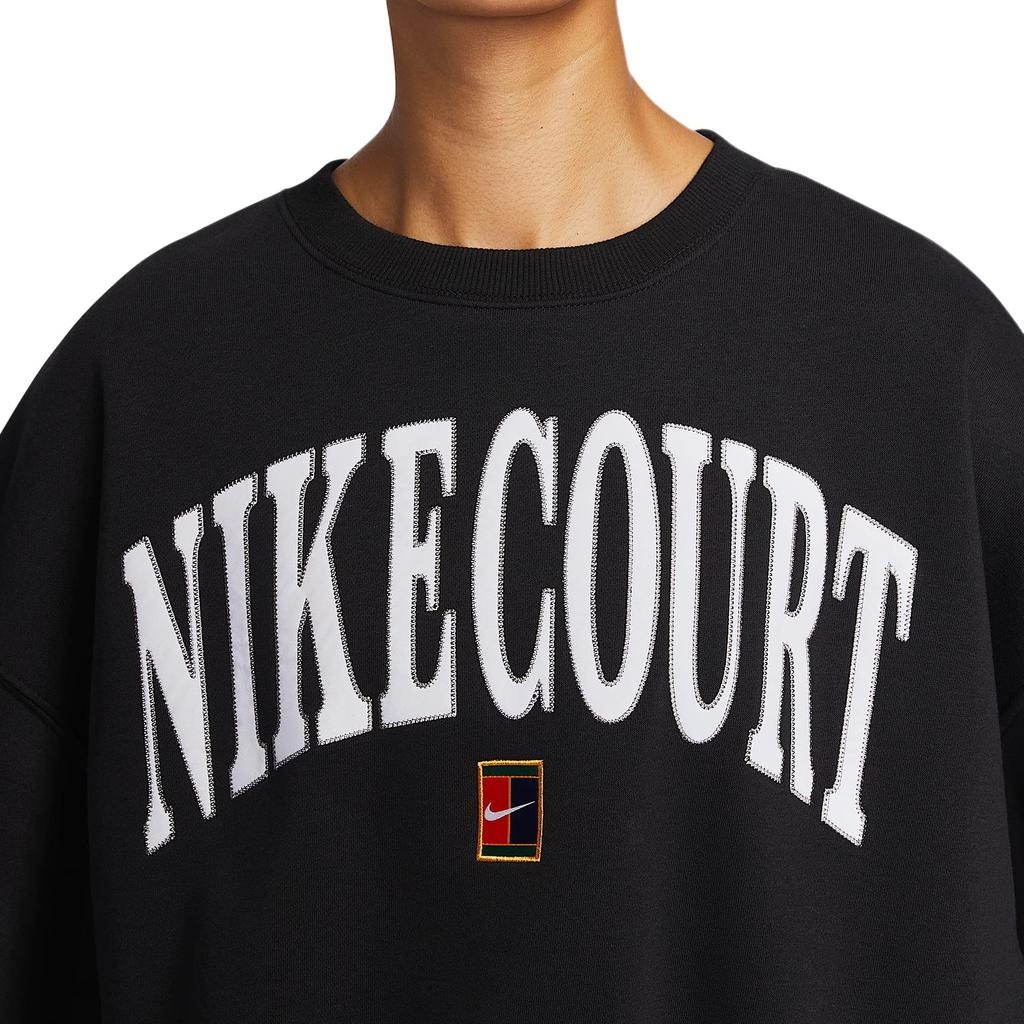 Nike Письмо Мягкий Удобный Универсальный Свитшот с Круглым Вырезом и Длинным Рукавом Женский свитшот Черный HQ0352010