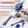 2024 New Original 1500000Pa 5-in-1 Cordless Vacuum Cleaner Super Suction Car Portable Vacuum Cleaner Handheld Car Household Appliances Power Display