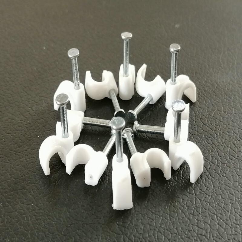 Humou Steel Nail Cable Clips