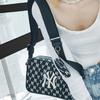 New MLB Monogram Collection Polyester Combo Bag, Camera Bag, Crossbody Bag, Shoulder Bag Unisex Black 3ACRM012N-50BKS