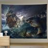 Bedroom Background Cloth Digital Printing Hanging Blanket Dormitory Bed Head Decoration Cloth Living Room Wall Cloth