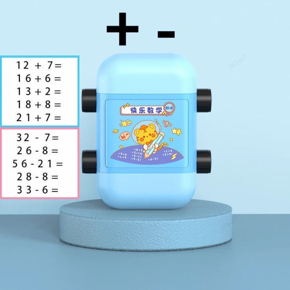 2-in-1 Math Rolling Stamp Reusable Arithmetic Practice Stamp High Quality Math Roller Stamp School