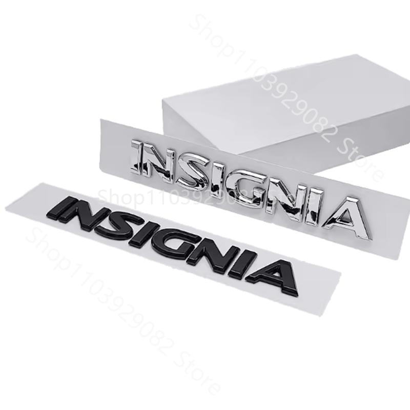 ABS INSIGNIA Badge Car Body Trunk Fender Adhensive Emblem 3D Decal Sticker For Opel Vauxhall Insignia GTC OPC Styling