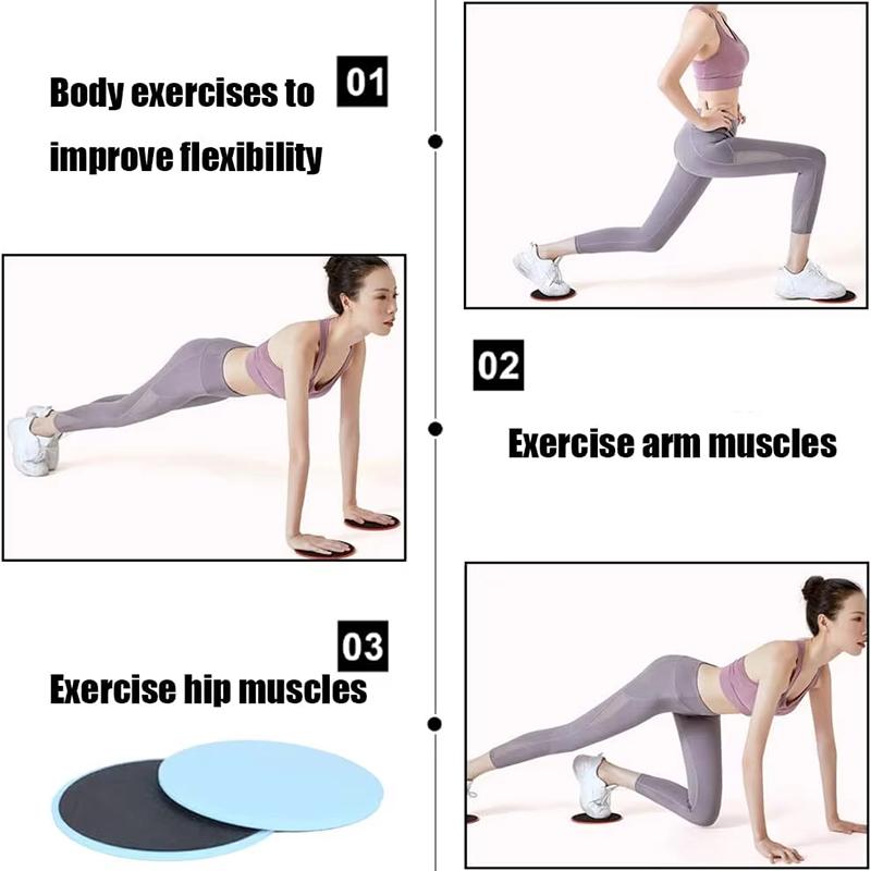 2 шт. однотонных скользящих дисков для йоги, скользящие подушечки для ног для йоги и фитнеса, тренажеры для тренировки мышц живота, коррекции фигуры