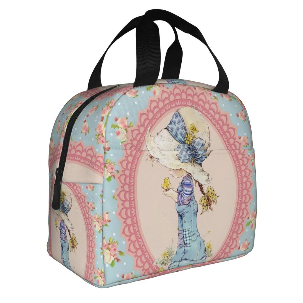 Cartoon S-Sarahs K-Kays Lunch Bag Men Women Kawaii Girl Cooler Thermal Insulated Lunch Boxes for Adult Office