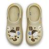 Crocs Сабо Crush REGO Хот-дог Вкусное печенье ЭВА Сыр Печенье Съемные обувь с отверстиями Унисекс Кость Белый Коричневый Желтый