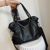 2025 Новая женская сумка-тоут через плечо - Большая вместимость, Мягкая кожа, Простая сумка на плечо для поездок на работу