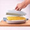Quick Breakfast Corn Maker Microwave Steamer Container, Food Grade PP Cooker for Baking Steamed Container Sweet Potato Egg Custard, Reusable