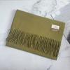 200 * 70cm Thick Solid Color Women'S Cashmere Imitation Scarf For Winter Luxury Women'S Wool Shawl