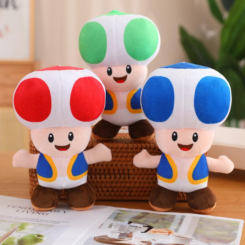 22cm Marios Captain Toad Plush Toys Anime Game Character Mushroom Man Toad Plush Soft Stuffed Toys for Birthday Gifts