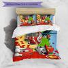3pcs Paw Paw29 Design Cover Set - HD Printed Bedding with 1 Cover and 2 Pillowcases - Perfect for Home and Dorm Decor