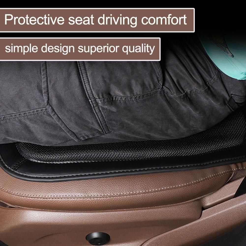 1pcs Car Leather Seat Non-Slip Breathable Pad Decor Cushion Accessories For Honda Civic Accord Hrv Jazz CR-Z Element Insight MDX XL0 rlgc6