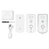 Wireless Intercom Doorbell 2 Way Talk Long Range 38 Ringtones Adjustable Volume Home Doorbell Intercom Kit White