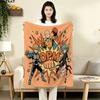1PC Onepunch Man Patterned Flannel Blanket Suitable For All Seasons For Home Decor Warmth And Comfort Gifts Holiday Present