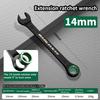 Dual-purpose Combination Wrench Open-end Manual Spanners Ratchet Spanner  Bicycle Motorcycle
