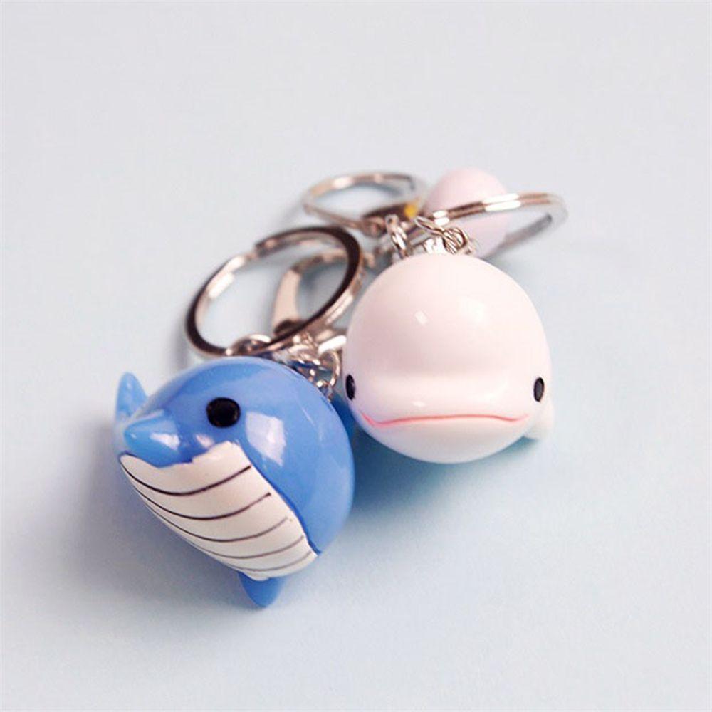 Accessories Bag Charm Keys Holder Resin Car Key Ring Bag Pendant Dolphin Blue Whale Keychain