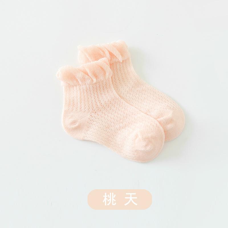 1 пара Тонкие Летние Носки для Младенцев Девочек Сетчатые Носки для Новорожденных Девочек Белые Мягкие Носки Средней Длины Прохладные Тонкие Носки для Малышей Девочек Одежда