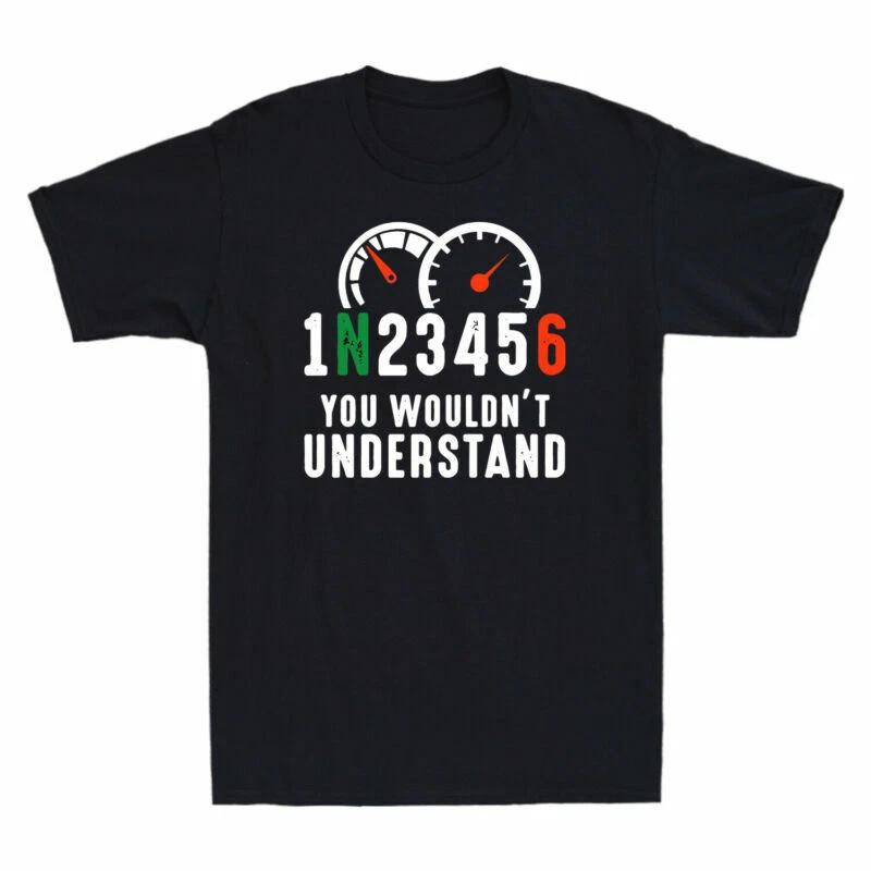 1N23456 You Wouldn't Understand Funny Motorcycle Gear Shift Retro Men's T-Shirt