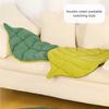 Мягкий Хлопковый Коврик-Лежанка для Кошек в Форме Листа, Плед для Сна Котенка Щенка Собаки, Двусторонний Моющийся Коврик для Пола Питомца, Подушка для Домашнего Комфорта