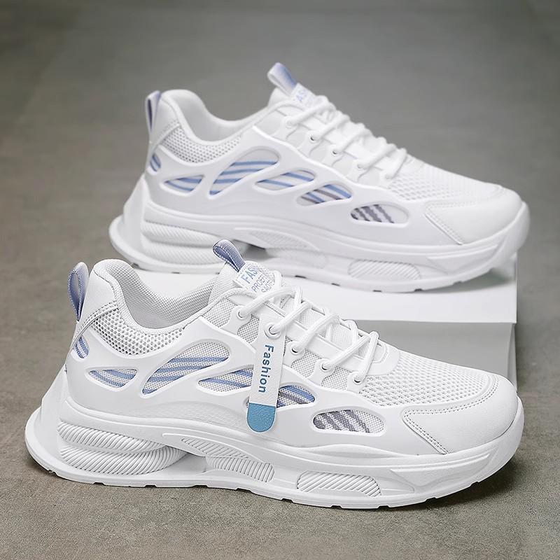 High-top new autumn thick-soled inner height increase casual running sports basketball dad trendy shoes