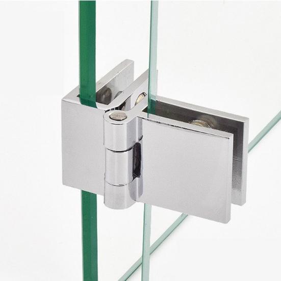 Стеклянная петля Прочный длительный срок службы Поворотная простая эксплуатация Антикоррозийная петля для ванной комнаты Сплав без перфорации Петля для стеклянной двери в помещении