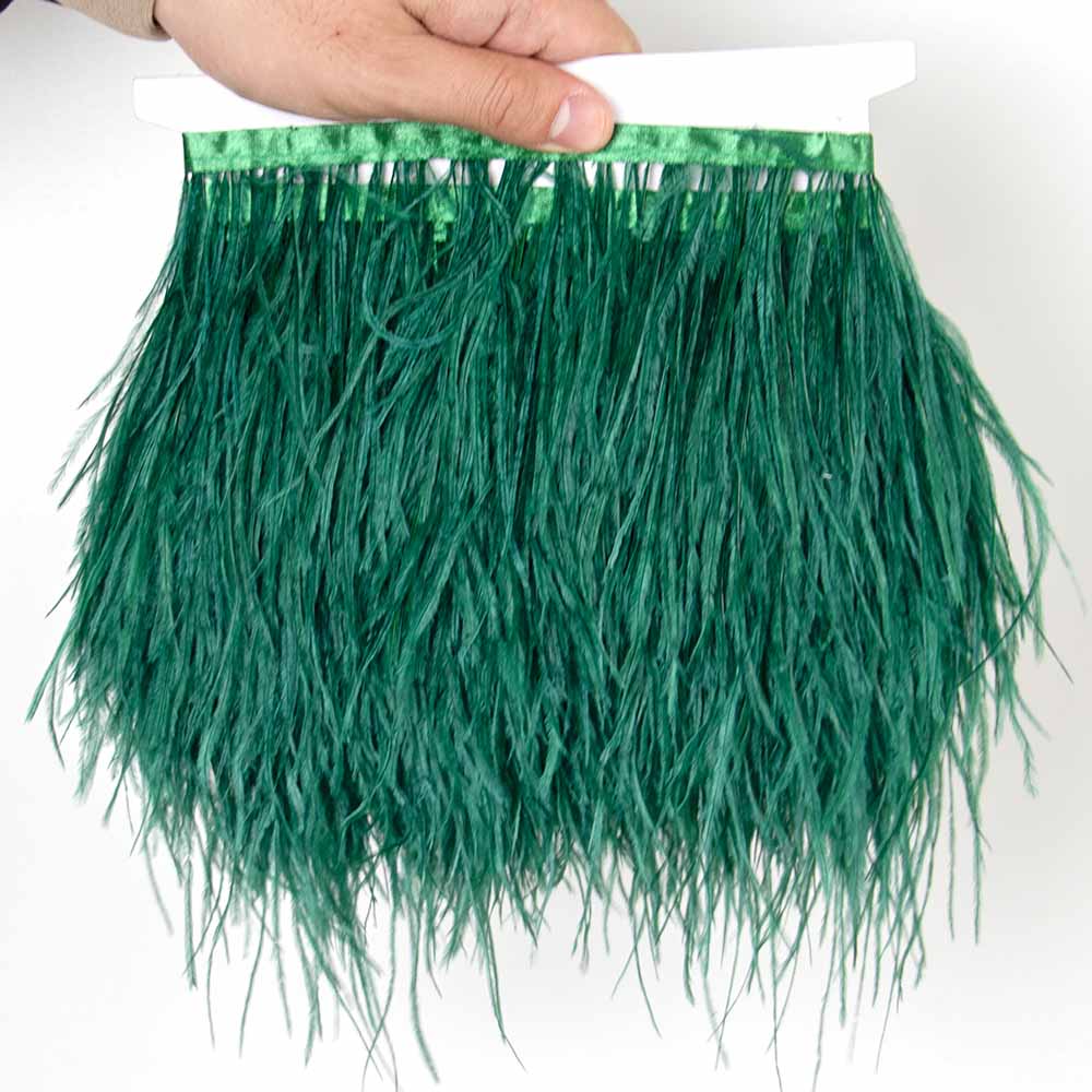 Перо 1 метр Красная отделка из страусиных перьев на тесьме Ленточная бахрома 8-10 см Ткань Юбка Швейные принадлежности Украшение для платья и одежды