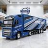 1:43 Volvo FH16 Globetrotter 750 XXL Прицеп Легкосплавная Модель Автомобиля Литье под Давлением и Игрушечные Транспортные Средства Масштабная Модель Автомобиля Игрушка Для Детей