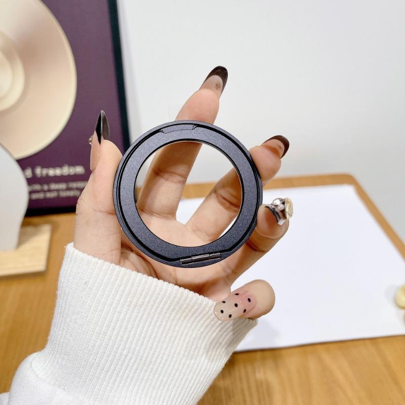 Full Metal 360 Degree Rotating Adhesive Car Phone Ring Holder Stand