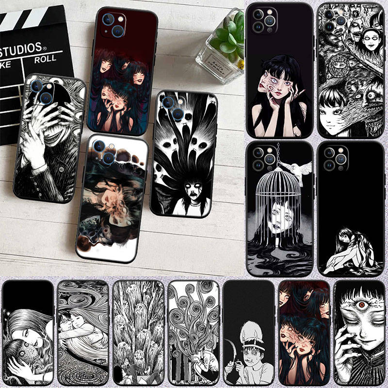 IR15 Junji Ito Tomie Case for Samsung A06 A35 A25 A24 A15 A05S A05 M55 M35 M15 A02 A12 A13 A10 A16 A20 A30 A22 A31 A32 A33 A42 A50
