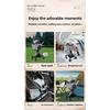 Lightweight Compact Aluminum Alloy Pet Stroller Extendable Foldable Dog Cat Carrier for Small Medium-Sized Dogs