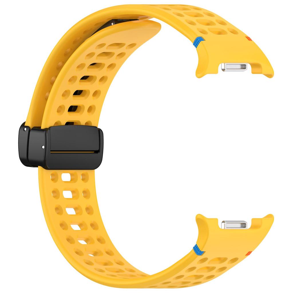 Силиконовый ремешок для Samsung Galaxy Watch8/8 Classic (Перфорированная магнитная пряжка)