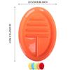 2pcs Oval Taco Plate Divided Taco Holder Party Supplies Taco Serving Tray  Restaurant